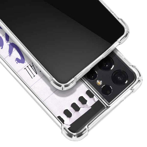 When Words Fail Music Speaks Galaxy S21 Ultra 5G Clear Case